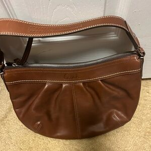 Coach Brown Leather Shoulder Bag
